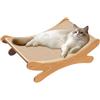 Zqkimzi Tavola tiragraffi 2 in 1 per gatti, lettino per gatti resistente all'usura, lettino per gatti traspirante, letto per gatti per interni ed esterni, 50 x 33 x 16 cm, per interni ed esterni