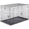Ferplast Gabbia pieghevole per cani DOG-INN 120 Recinto per cuccioli, Trasportino in metallo, Separatore incluso, Porta doppia con chiusura di sicurezza, 123,8 x 76,2 x h 81,2 cm Nero