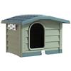 Bama Cuccia Cani Resina Bungalow Maxi Large Verde Taglia Grande 110X94X77