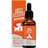 Jukeoiu Detergente per la Pulizia delle Orecchie dei Cani,30 ml Soluzione Delicata per Il Prurito e la Cura | Detergente per Orecchie Animali Domestici | per Gatti e Cuccioli Cura Prurito Irritazione