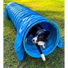 Callieway® Tunnel per Agility per Cani Professionale Attrezzatura Agility (Sacchi di sabbia di supporto già inclusi) (Azzurro cielo-Ciano, 3m)