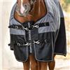 SUNRIDE Estensione toracica per tappeti da cavallo (Nuuk) in morbido pile polare e 600D ripstop (XL 165 cm, nero)