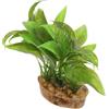 CVUTOVO Decorazione per Acquario Piante Artificiali in Plastica, Piante Acquatiche Finte Resistenti allo Sbiadimento, Ornamenti per Acquari Piccoli per Paesaggio Acquatico Naturale