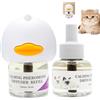 Generico Diffusore calmante per gatti, diffusore calmante per gatti - Supportare il diffusore di riscaldamento da stress lenitivo | 96 ml di sollecitazione di stress spray plug-in portatile per visite veterina