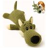 Generico Peluche Per Cani Calmante Quackotto, Giocattolo Verde che squittisce, Giochi Per Cani Indistruttibile, Simpatico giocattolo per cani calmante, Peluche resistente 36 cm