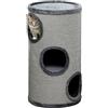 PawHut Cuccia per Gatti 3 Livelli Multilivello Ø38x70 cm Grigio