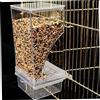 Obelunrp Muliera di uccelli automatici per gabbia, accessori IRD per parrocchetto, Canary, Cockatiel, Finch