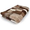 Topmast Fat Bedding Veterinary Bed - Patchwork Marrone - 150 x 100 cm Tappeto per cani Tappeto Cucciolo Allevatore di cani UK Made lavabile