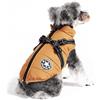 ENGEL WEMANG Gilet per cani, impermeabile, caldo con pettorina per cani, invernale, caldo e morbido, 9 colori-caffè S