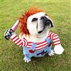 SHANGMAOYO Costumi per Cani, Animali Domestici Costume Halloween Cosplay per Cani, Divertente Cane Party Vestiti Cappello Costume di Natale Vestiti per feste per cani (S)