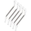 Hangsu 5PCS Molla Con 2 Clip Utilizzato Singly In Combinazione Per Tenere Coniglio Distributore Di Acqua Bottiglia Per Piccoli Animali Molla Clip Morsetti