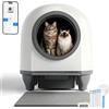 Devoko Lettiera Gatto Autopulente con APP, Lettiera Autopulente per Gatti da 90 L con Cassetto Feci da 8,5 L per Oltre una Settimana, Sistema Profumato e Sensore Radar, Adatta a Famiglie con Più Gatti.