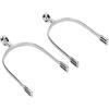 Naroote Speroni Equitazione, Speroni Equitazione Monta Inglese, 2PCs Acciaio Inossidabile Speroni Western Equitazione Accessori Cavallo Adatto per competizioni equestri