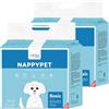 AQPET Tappetini igienici Assorbenti per Cani e Cuccioli ed Animali, Per l'addestramento con strisce Adesive confezione risparmio 100 pezzi, 60x90 cm