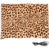 Generic Tappetino riscaldante per animali domestici, USB, grande cuscino termico per cani e gatti, tappetino riscaldante interno regolabile, 3 cuscinetti termici per cani e gatti