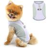 PAIDEFUL Camicia estiva per cani di piccola taglia, in rete traspirante, per animali domestici, protezione dai raggi UV, morbida e leggera, canottiera alla moda per chihuahua, abbigliamento per gatti