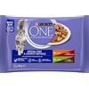 Purina One - Alimento Speciale in salsa di manzo/pollo/anatra e tacchino per gatti con appetito Difficile 340 g