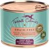 Terra Canis Tacchino con sedano, cibo umido senza cereali per cani, 200g | Materie prime di qualità alimentare al 100%, carne fresca, ricco di nutrienti, senza cereali e glutine