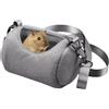 Generic Zaino caldo in peluche, Borsa portatile per animali, Borsa da viaggio compatta per criceti, Trasporto traspirante per piccoli animali domestici, Trasportino per criceti con isolamento termico,