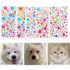 Dlmlemu 10 fogli di strass decorativi per la toelettatura di animali domestici, gemme luccicanti strass adesivi fai da te per la toelettatura di cuccioli, gattini, feste di compleanno, accessori per