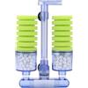 Asuinxurr Xy-2882 - Filtro in spugna biochimica per acquario, pompa ad aria, per acquario, cascata, doppia schiuma