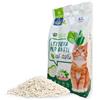Meridiana Lettiera Tofu per Gatti | 100% Naturale 2.5kg/6L | Agglomerazione Rapida, Smaltibile nel WC | Antiodore a Lungo e Biodegradabile Senza Polvere