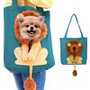 Skeadex Borsa a tracolla per animali domestici, per il trasporto di cani, per cani, animali domestici, per il trasporto di gatti, per cani, gatti (blu e piccolo)