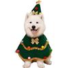 Generico Abbigliamento Natalizio Per Cuccioli | Completo per Animali Domestici con Albero di Natale,Costumi Divertenti per Cuccioli | Per Cani Di Taglia Piccola Media Grande Per Feste Riunioni Fotografie Passe