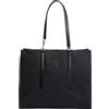 Tommy Hilfiger Donna Borsa Tote Bag Elevated Nylon con Bottone a Pressione, Nero (Black), Taglia Unica