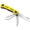 MAC SRL Coltello Nautico Skipper Nero/Giallo - Acciaio Inossidabile - PP con TPE - Multiuso - Outdoor