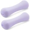 Spokey BONE Set di 2 manubri rivestiti in neoprene, diverse gradazioni di peso di 0,5 kg, 1 kg, 2 kg, manubri fitness con nucleo in ghisa (0,5 kg, chilogrammi)