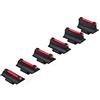 Toni system mirini per carabina, Fibra Ottica Rosso Altezza da 7mm a 12mm (Standard, 7 mm)