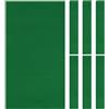 YELARXI Panno da biliardo in feltro per tavolo da biliardo, 2,7 m, con 6 strisce di stoffa ispessite, adatto per casa, club, bar, giochi sportivi al chiuso (1 set, verde)