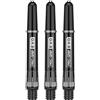Target Darts Raymond van Barneveld Pro Grip EVO Chrono Titanium Shafts, Set of 3 | Accessori professionali per freccette, set di astine per freccette, confezione da 3 - Lunghezza: Intermedio (42,7 mm)