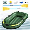 yanzisura Barca Gonfiabile, Kayak Gonfiabile Addensato Per La Deriva O La Pesca, Gommone Gonfiabile Pieghevole, Kayak Gonfiabile Per 2 Persone Per Laghi, Pesca E La Costas, 192x113cmx40cm