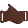 Larcele Fodero per Coltello Pieghevole, Custodia per Coltelli Pieghevole da Cintura EDC in pelle per cintura per campeggio, escursionismo ZDDT-01 (Marrone)