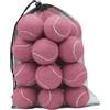 F Fityle 20 Pezzi Palline da Tennis Palline Elastiche per Esercizi Diametro 2,52 Palline da Allenamento Resistenti all'Usura per Gli Appassionati di Tennis e, Rosa Chiaro