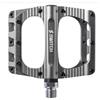 Switch Components Pedale Flat FREERIDE | Pedale MTB Bike Park Freeride | Alloy CNC | Asse CrMo | 8 PIN per Lato | Cuscinetti Sigillati | 400g | Colore Slick Oil