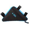 Dilwe Borsa Triangolare per Bici, Custodia Borsa Portatile per Bicicletta, Equitazione, Viaggio(Nero e Blu)