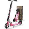 Apollo Monopattino a spinta con ruote grandi - XXL Phantom PRO - Pieghevole e con Altezza Regolabile- Bambini ed Adulto - con o senza ruote LED