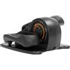 lousriyy Ellipside Elettrico 5 Velocità & 3 Modalità Regolabile Mini Ellittica Elettrica Macchina Ellittica con Telecomando, Sotto Scrivania Macchina ellittica, Nero