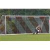 Netsportique Occasione!! Rete per Porte da Calcio- Bicolore- (7,32 x 2,44 x 0,9 x 2 m); 3mm (Bianco/Blu)