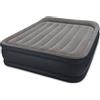 Intex 64136BS Materasso Durabeam Pillow Rest Deluxe Matrimoniale Bicolor con Tecnologia 532, Grigio/Blu, 152 x 203 x 42 cm