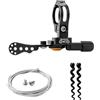 Hellery Leva del Reggisella Telescopico con Comando Remoto Regolabile, Accessorio Meccanico per Bicicletta, Leva del Cambio con Cavo per La Guida, Rosso 22.2 Mm