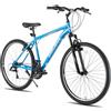 HH HILAND HILAND Bici Mountain per Adulti 29", 21 Velocità, Bicicletta da Città e Tempo Libero per Uomo e Donna, Freni V-Brake, Blu