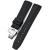 KGFDSGDS 19mm 20mm 21mm cinturino in gomma siliconica adatto per Longines Conquest HydroConquest L3 cinturino orologio impermeabile pin/fibbia pieghevole