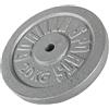 Gorilla Sports® Dischi Pesi - Singolo o Set, 1,25kg, 2kg, 2,5kg, 5kg, 10kg, 15kg, 20kg, 25kg, 27,5kg, 30kg, Foro 30mm, in Ghisa, Argento o Nero - Disco Peso, Palestra, per Bilanciere e Manubri