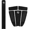 AQUBONA 5 Eva Surfboard Deck Trazione Pad per Stomp Skimboard, Surf Boards, Funboard, Fish Board (Nero)