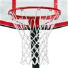 Generisch Pneumatici montati a parete, canestro da basket per esterni, montaggio a parete, cestino da basket con supporto a parete e rete da basket rimovibile, cestino da basket montato a parete,