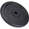 ScSPORTS® Dischi di Allenamento - Set da 15/20/30/40/60 kg, in Ghisa, Ø 30/31 mm, adatto al pavimento, nero, set di dischi pesi, piastre di peso per manubri, fitness (30 kg (4 x 7,5 kg))